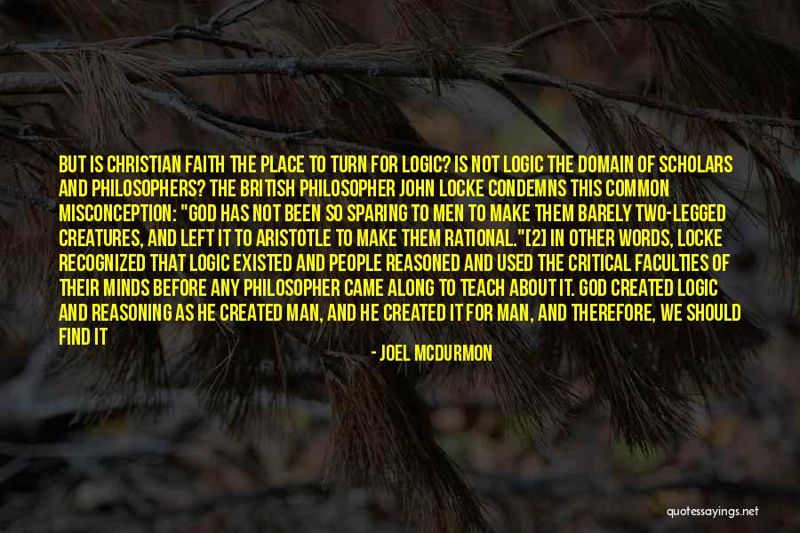 God From Philosophers Quotes By Joel McDurmon God From Philosophers Quotes By Joel McDurmon