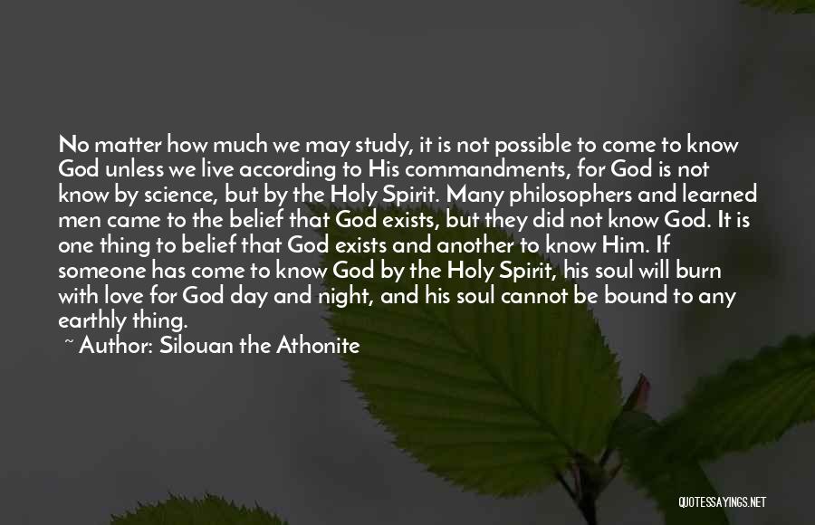 God From Philosophers Quotes By Silouan The Athonite