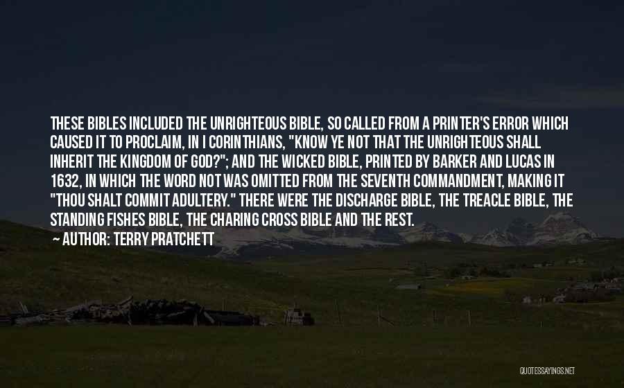 God From The Bible Quotes By Terry Pratchett