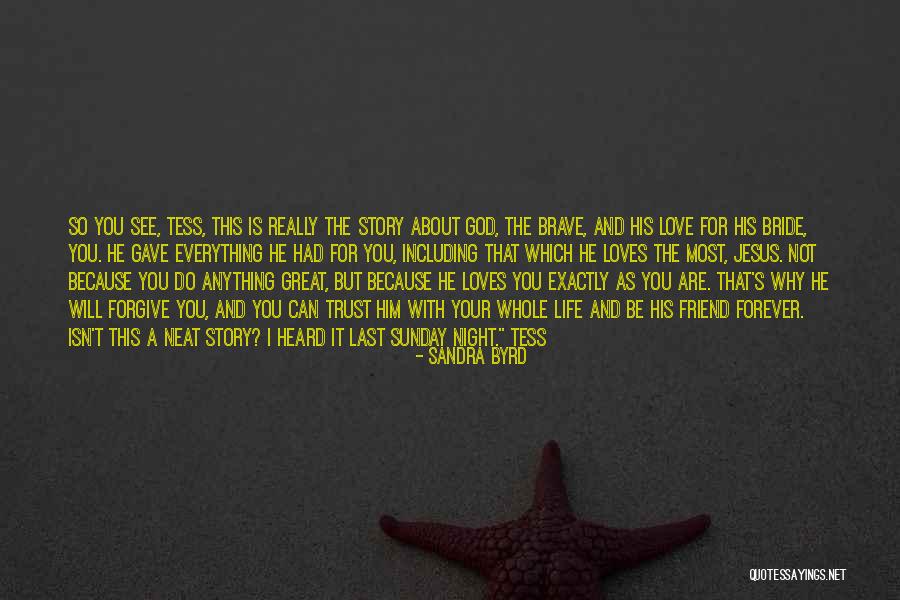 God Gave Me Everything Quotes By Sandra Byrd God Gave Me Everything Quotes By Sandra Byrd