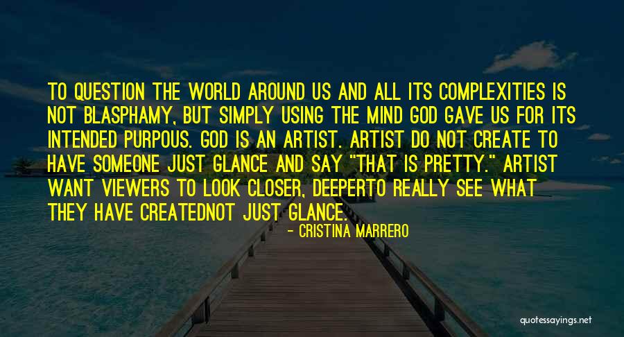 God Gave Us Quotes By Cristina Marrero