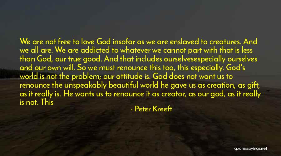 God Gave Us Quotes By Peter Kreeft