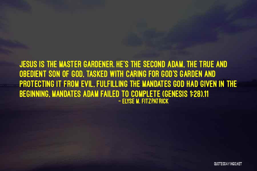 God Genesis Quotes By Elyse M. Fitzpatrick God Genesis Quotes By Elyse M. Fitzpatrick
