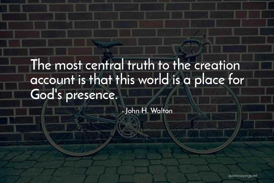 God Genesis Quotes By John H. Walton God Genesis Quotes By John H. Walton
