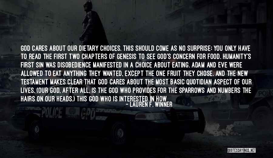 God Genesis Quotes By Lauren F. Winner God Genesis Quotes By Lauren F. Winner