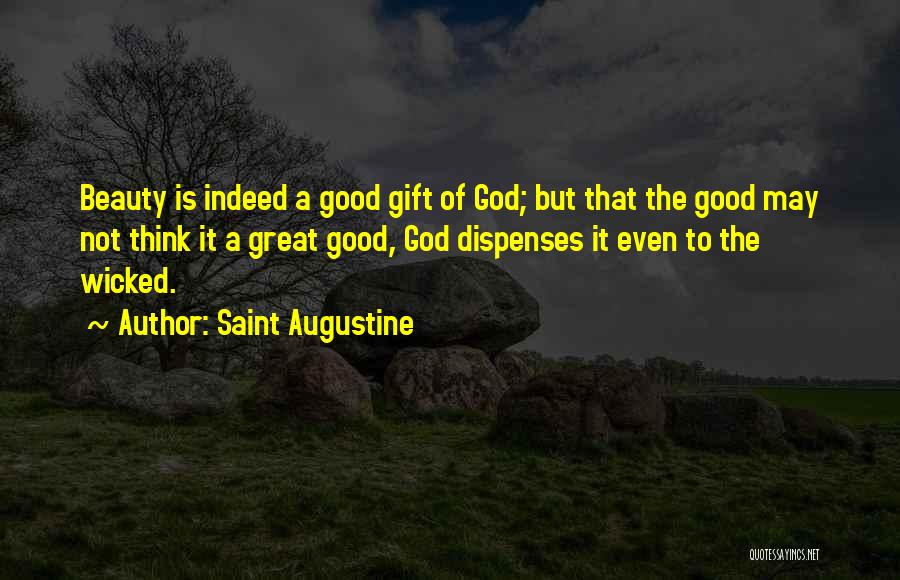 God Gift Beauty Quotes By Saint Augustine
