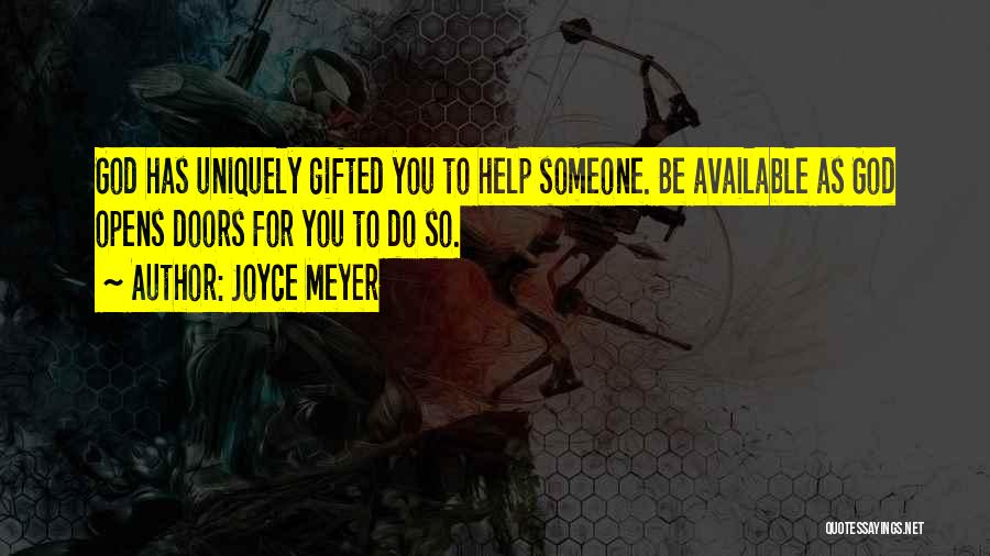 God Gifted Quotes By Joyce Meyer