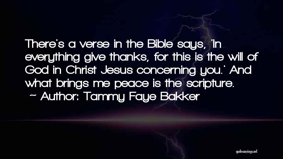 God Give You Peace Quotes By Tammy Faye Bakker