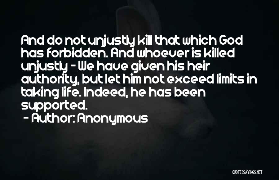 God Given Life Quotes By Anonymous