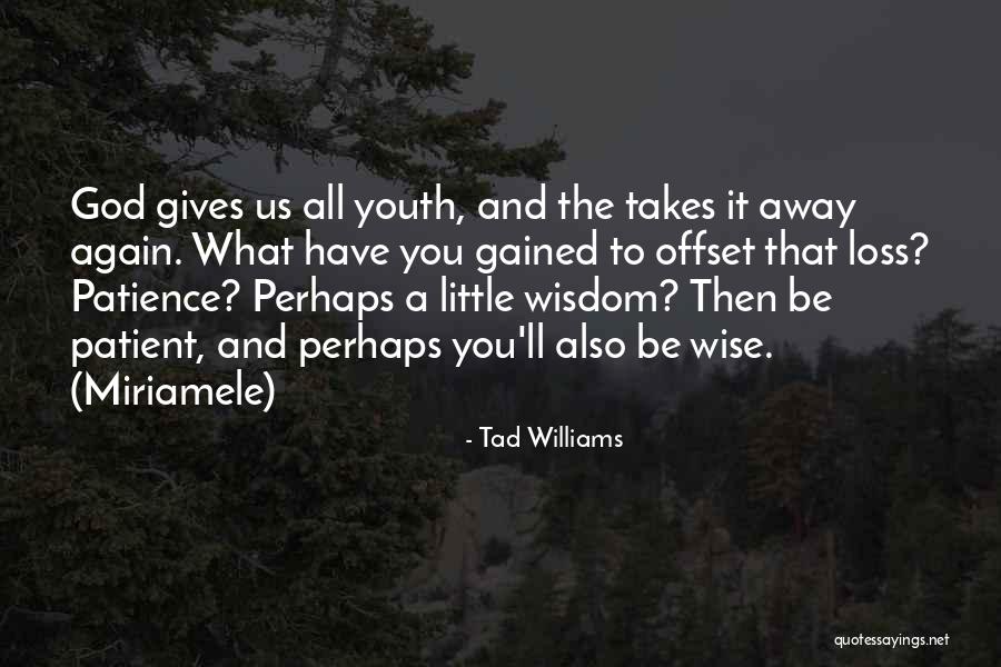 God Gives And Takes Quotes By Tad Williams God Gives And Takes Quotes By Tad Williams