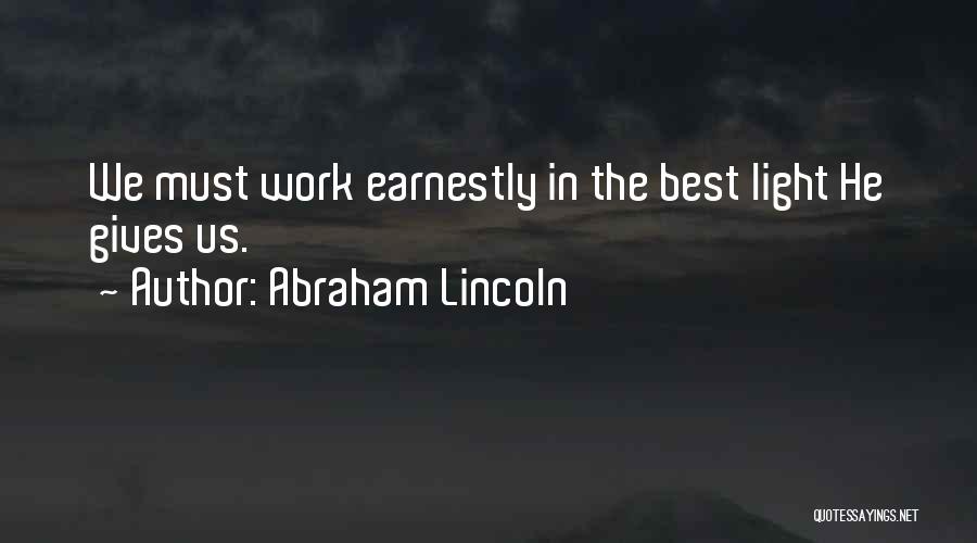 God Gives Best Quotes By Abraham Lincoln