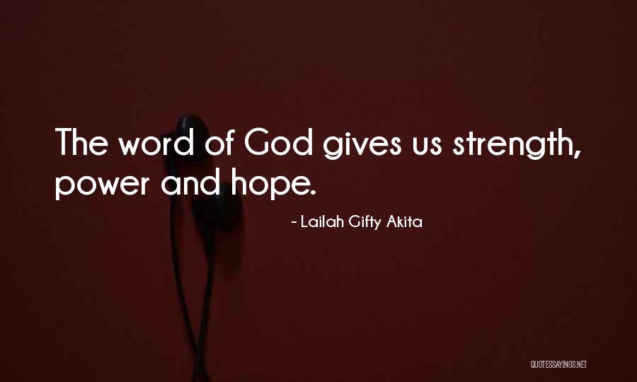 God Gives Hope Quotes By Lailah Gifty Akita