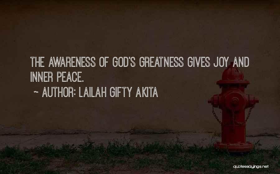God Gives Peace Quotes By Lailah Gifty Akita