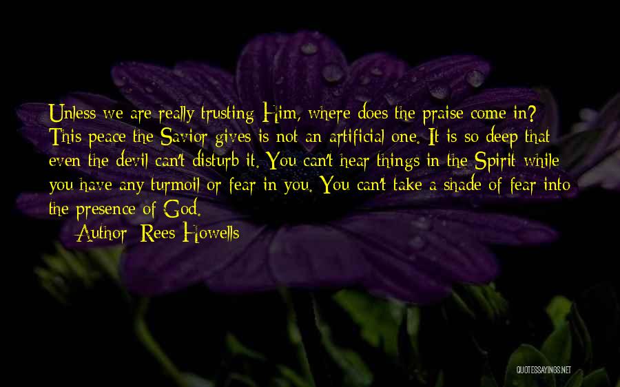 God Gives Peace Quotes By Rees Howells