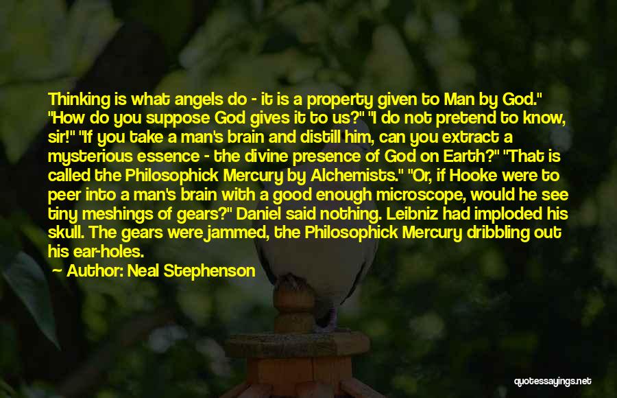 God Gives Us Angels Quotes By Neal Stephenson