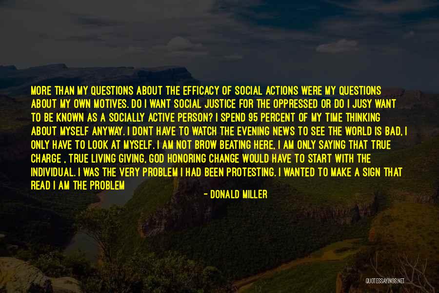 God Giving Justice Quotes By Donald Miller