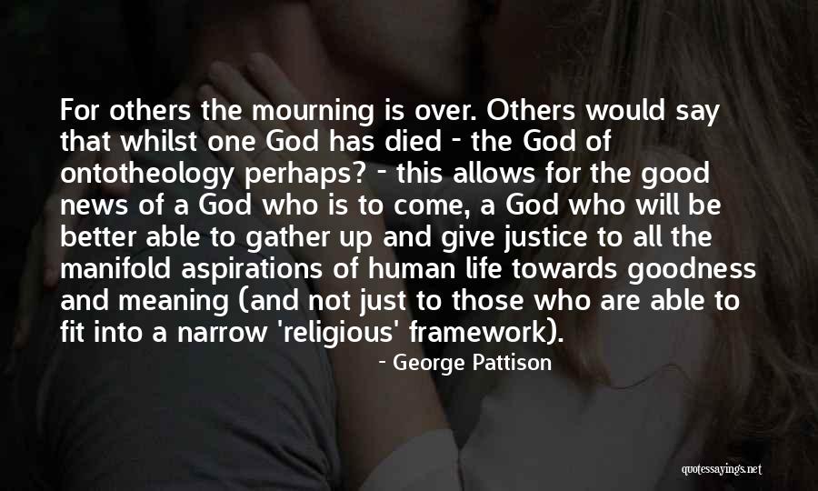 God Giving Justice Quotes By George Pattison God Giving Justice Quotes By George Pattison