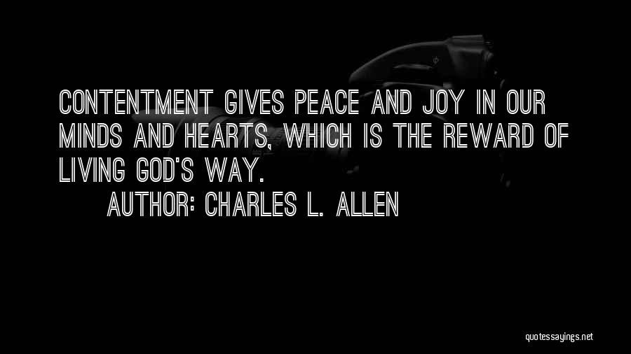 God Giving Peace Quotes By Charles L. Allen