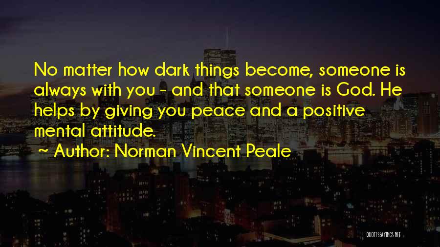 God Giving Peace Quotes By Norman Vincent Peale