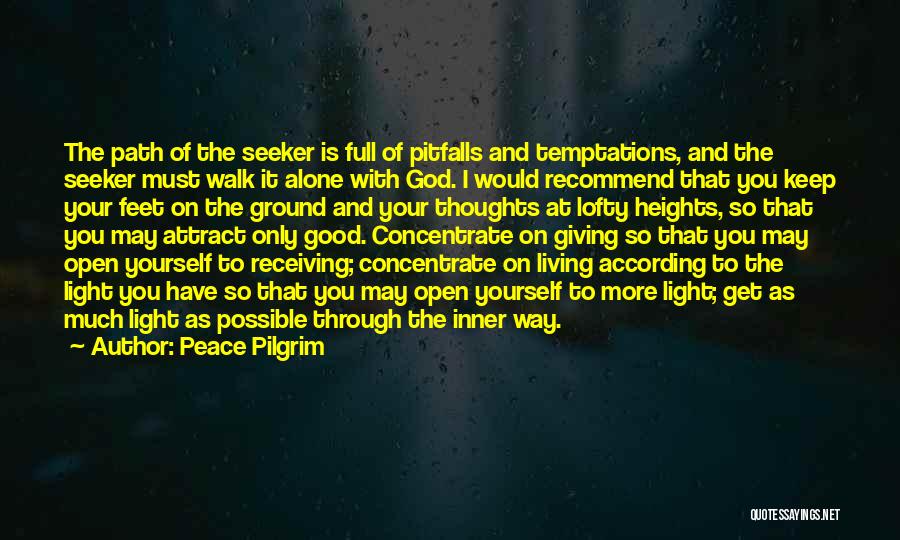 God Giving Peace Quotes By Peace Pilgrim