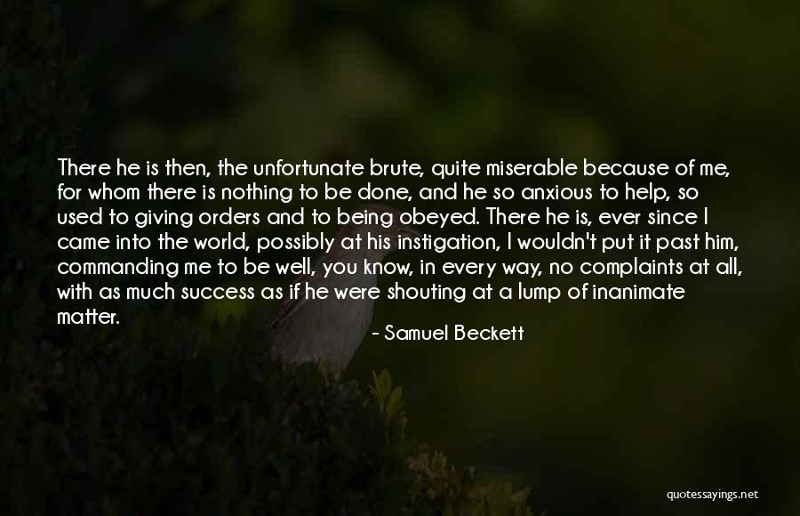 God Giving Success Quotes By Samuel Beckett