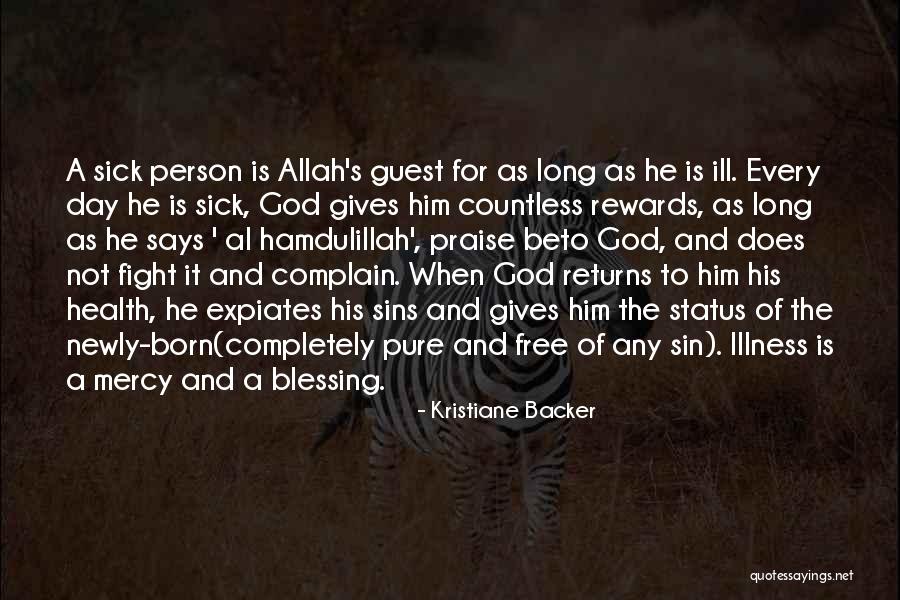 God Giving Us Free Will Quotes By Kristiane Backer God Giving Us Free Will Quotes By Kristiane Backer