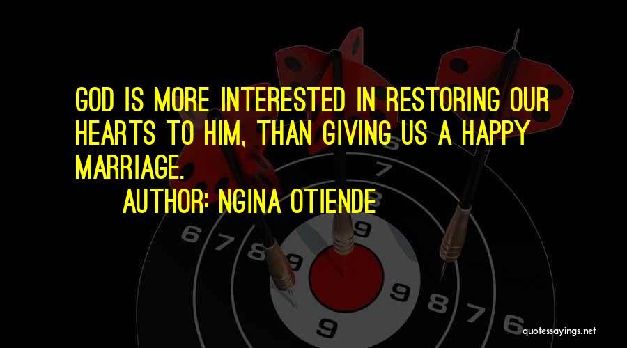 God Giving Us Hope Quotes By Ngina Otiende