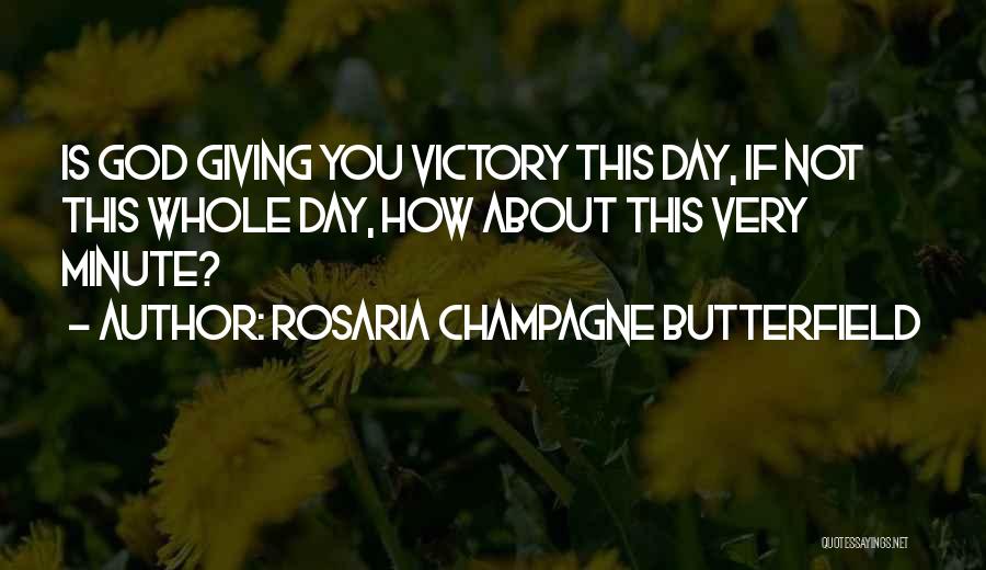 God Giving Us Peace Quotes By Rosaria Champagne Butterfield