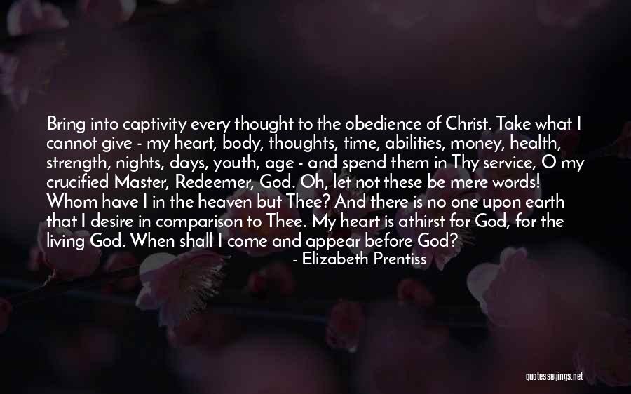 God Giving Us Strength Quotes By Elizabeth Prentiss God Giving Us Strength Quotes By Elizabeth Prentiss