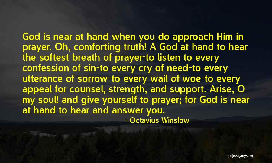 God Giving Us Strength Quotes By Octavius Winslow God Giving Us Strength Quotes By Octavius Winslow