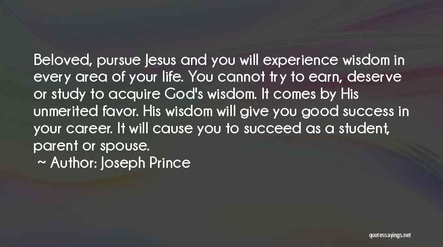 God Giving Wisdom Quotes By Joseph Prince