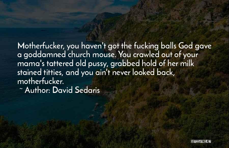 God Got Your Back Quotes By David Sedaris