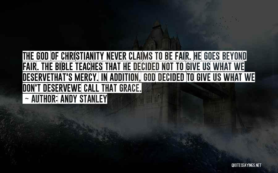 God Grace Bible Quotes By Andy Stanley