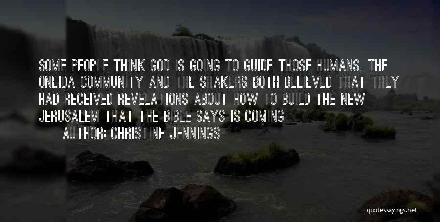 God Guide Quotes By Christine Jennings