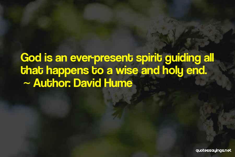 God Guiding Me Quotes By David Hume