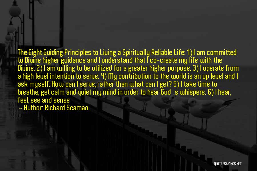 God Guiding Quotes By Richard Seaman