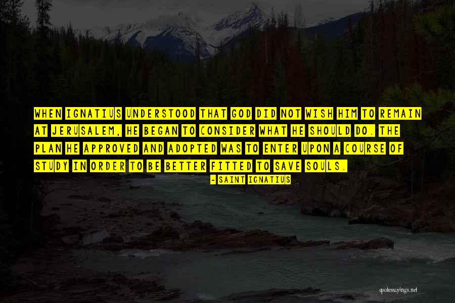God Has A Better Plan For You Quotes By Saint Ignatius God Has A Better Plan For You Quotes By Saint Ignatius