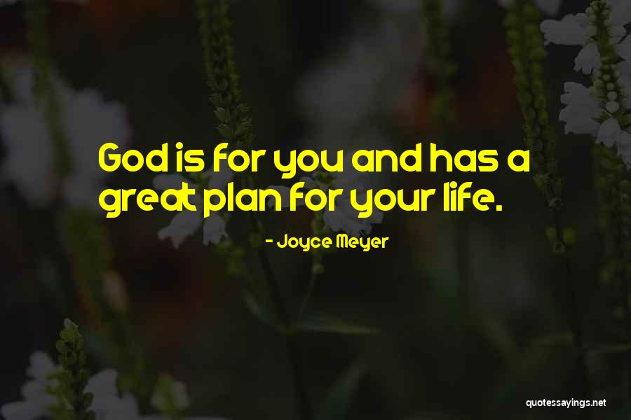 God Has A Plan For You Quotes By Joyce Meyer