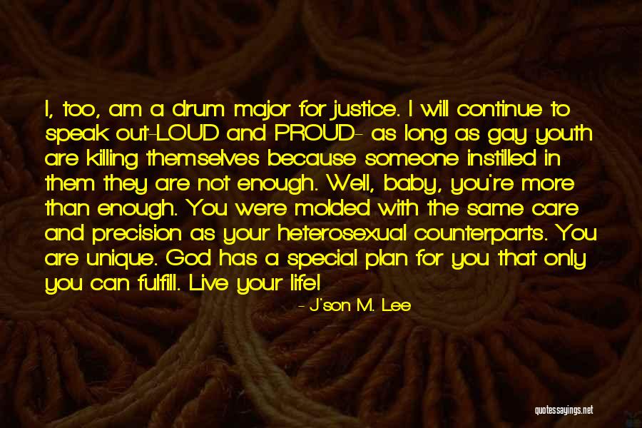 God Has A Plan For You Quotes By J'son M. Lee