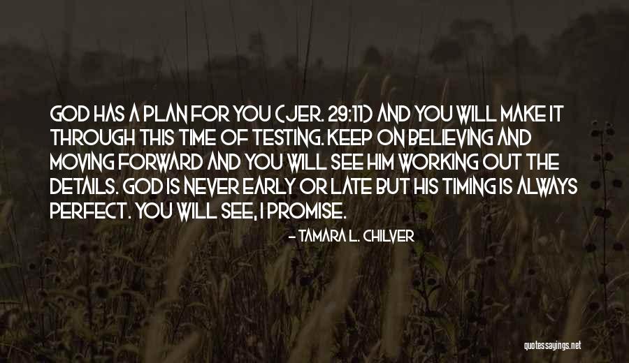 God Has A Plan For You Quotes By Tamara L. Chilver