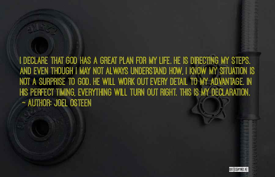 God Has A Plan Quotes By Joel Osteen