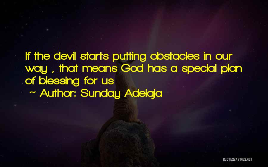 God Has A Plan Quotes By Sunday Adelaja