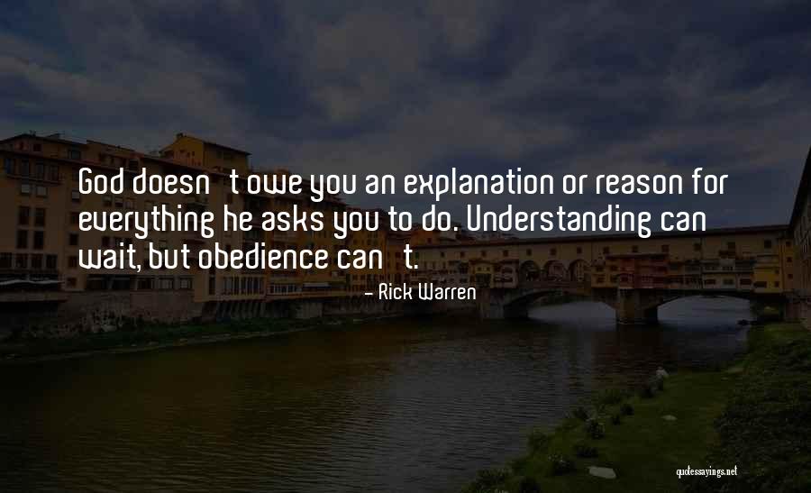 God Has A Reason For Everything Quotes By Rick Warren God Has A Reason For Everything Quotes By Rick Warren