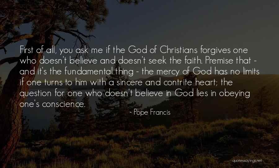 God Has Faith In You Quotes By Pope Francis