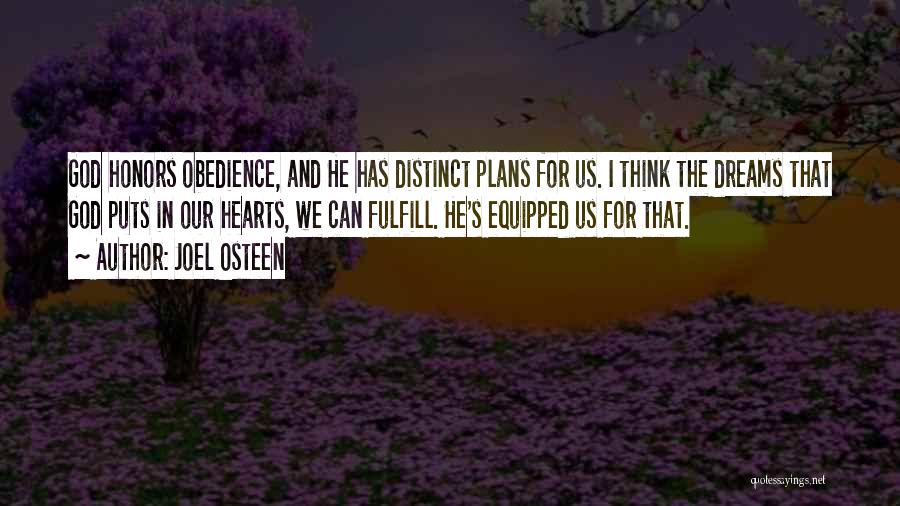 God Has Plans For Us Quotes By Joel Osteen