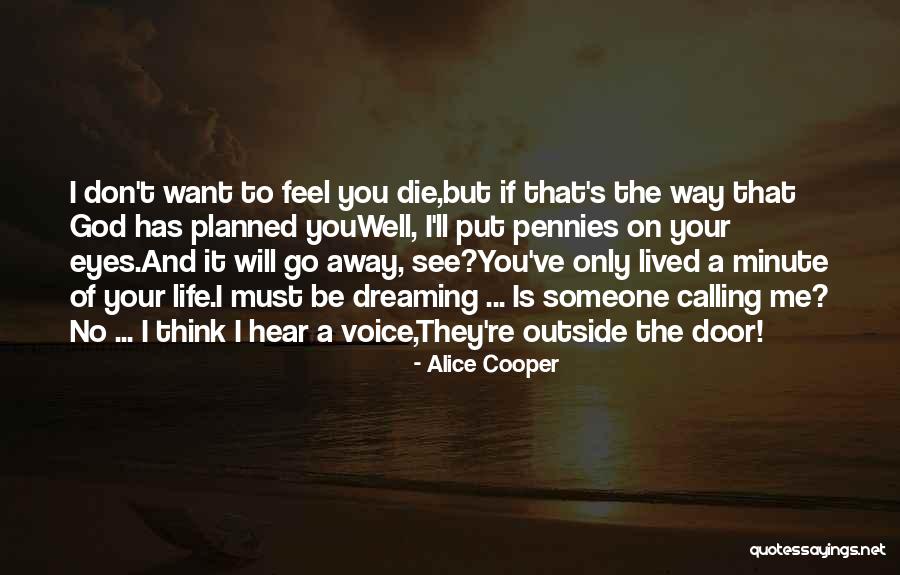 God Has Something Planned For Me Quotes By Alice Cooper