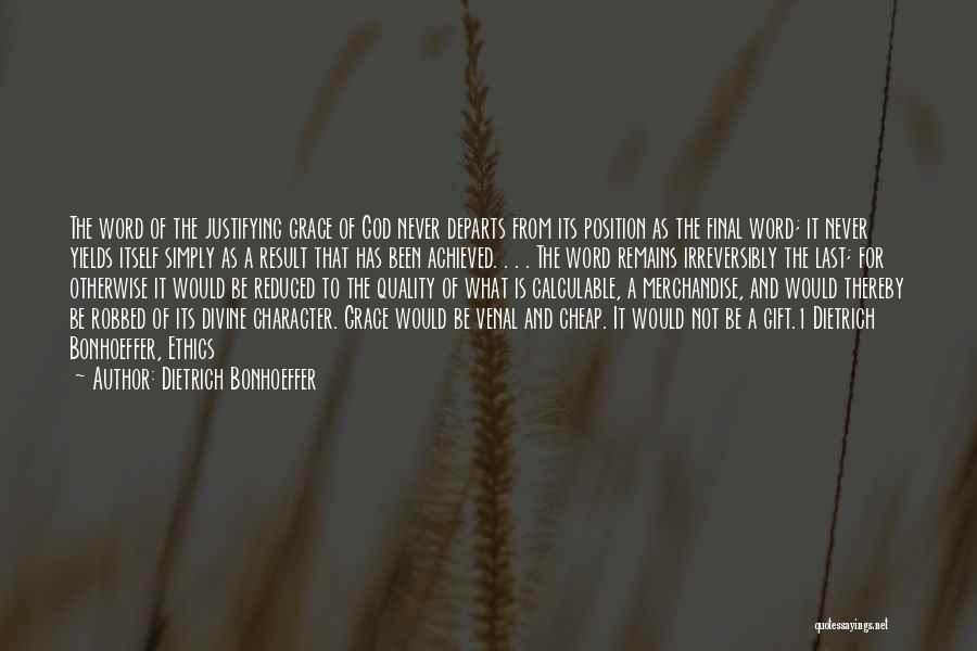 God Has The Final Word Quotes By Dietrich Bonhoeffer