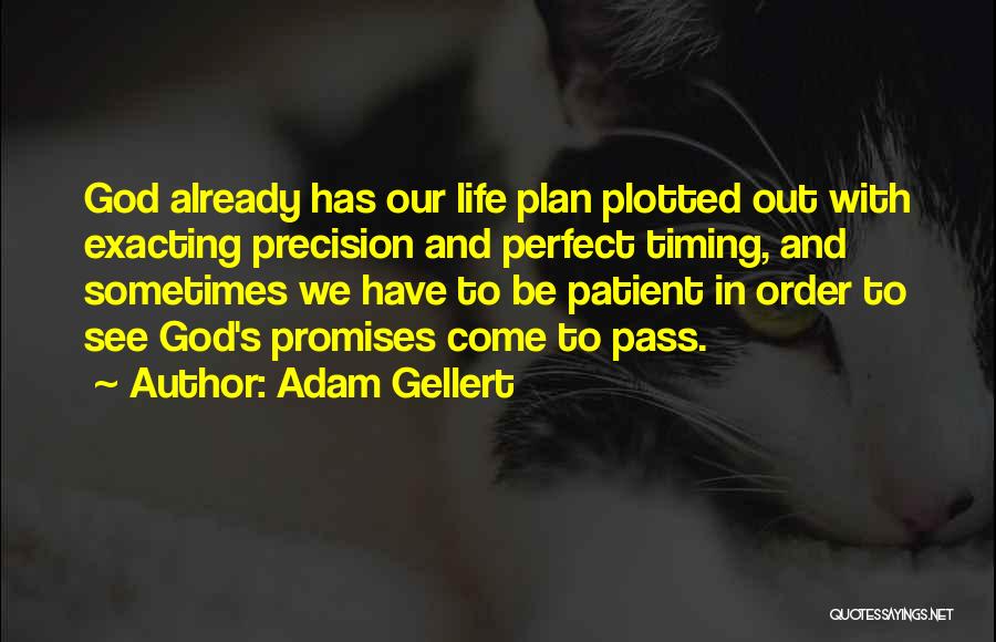 God Has The Perfect Plan Quotes By Adam Gellert