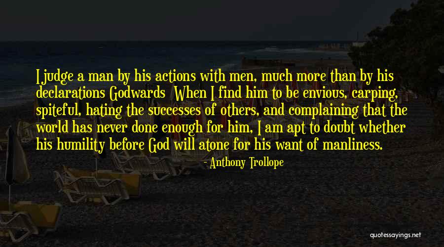 God Hating Quotes By Anthony Trollope God Hating Quotes By Anthony Trollope