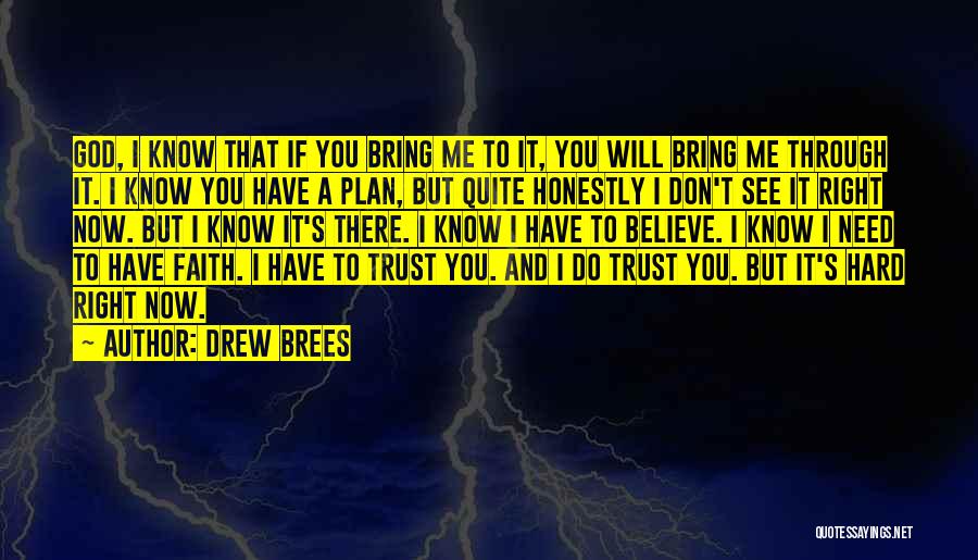 God Have A Plan Quotes By Drew Brees